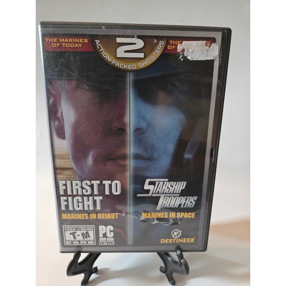 First to Fight & Starship Troopers PC DVD-ROM 2 Action-Packed Shooters Bundle